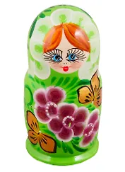 Матрешка 3 в 1 большая (Цветы, Эскиз 11, Ноготки) (М03130311)