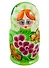 Матрешка 3 в 1 большая (Цветы, Эскиз 11, Ноготки) (М03130311) - 0