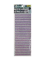 Стразы -бусины большие (1461-4A/4) (белые/сиреневые)