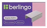 Скобы №24/6 1000 штук, Berlingo