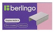 Скобы №24/6 1000 штук, Berlingo