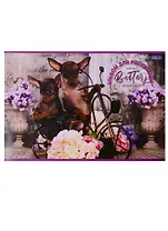 Альбом для рисования BG, "Собаки с цветами", А4, 16 листов, на скобе