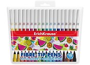 Фломастеры Erich Krause, Washable, 18 цветов