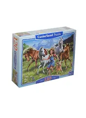 Пазлы 120 MIDI B-13029 На лугу (32х23см) (6+) (коробка) (Castorland)