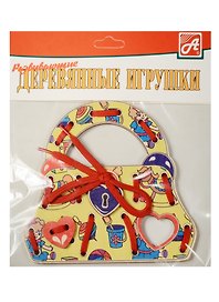Игра-шнуровка «Сумочка. Игрушки», Анданте