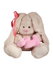 Мягкая игрушка Зайка Ми с сердечками (15 см) (SidX-168)