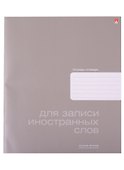 Тетрадь для записи иностранных слов «PLATINUM» в ассортименте, 48 листов в клетку, А5+ - Альт - 0