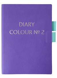 Ежедневник недатированный «Colour. No 1» А5, сиреневый, 136 листов, экокожа, Listoff