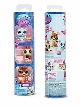 Игровой набор Littlest Pet Shop, "Три друга Сладкоежки", 3 фигурки Божья коровка Лама и Медвежонок, подарочный туба, 4+