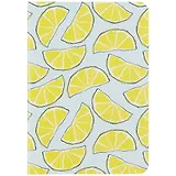 Записная книжка А7 30л кл. "Лимоны" сшивка, тонир.блок