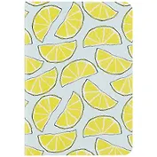 Записная книжка А7 30л кл. "Лимоны" сшивка, тонир.блок