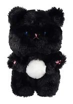 Мягкая игрушка Котик черный с белым брюшком (25см) (12-1253-202405-T26)