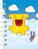 Блокнот А6 120л кл. "Crazy" мягк.обл., на спирали, ассорти, инд.уп., IN FOLIO