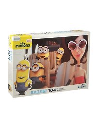 Паззл Оригами 104эл 22*33см Серия Minions 01696