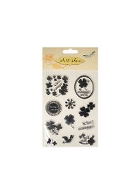 Силиконовые штампы для скрапбукинга подложка/пакет Клевер (11-24255-J26)