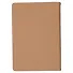 Записная книжка А6+ 136л кл. "NUANCES. Крем-брюле" 7БЦ, иск.кожа, нашивка, скругл.углы, ляссе - 1