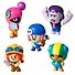 Коллекционная фигурка Brawl Stars, Джесси, Тара, Фрэнк, Пэнни и Леон, (5см), (BRW2040C) - 1