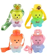 Бутылка с ремнем Мишка Smile (400мл) (пластик) (12-16041-202306-120) Bookvalno