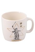 Кружка фарфор маленькая Волгоград (Черно-белая) (180мл) (060-7-80-BL) - 0