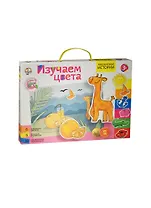 Магнитные истории Изучаем цвета (01543) (магнит. доска+18 магнит. персонажей+6 картинок+6 цв.) (3+) (чемодан)