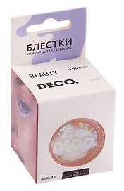 Блестки для лица, тела и волос `DECO.` by Miami tattoos (Xenon) (191918)