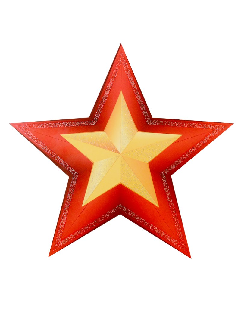 

Плакат вырубной Звезда-5