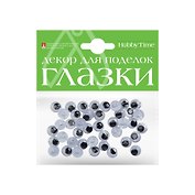 Набор для творчества HOBBY TIME, Декоративные элементы Глазки пришивные Набор №1 d=10мм
