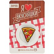Значок акриловый Пицца