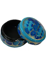 Шкатулка круглая картон Анемоны (6,5 см) (1158181)