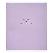 Тетрадь 48л кл. "Block", сиреневый, скрепка, карт.обл., микротекстурирование, ламинация