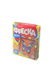 Набор для творчества LORI Фреска, Картина из песка "Нарядная бабочка"