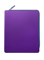Папка для тетрадей А5 "Фиолетовая" на молнии с 2-х сторон, силикон, Феникс+