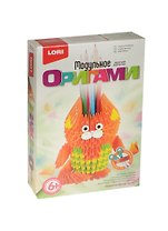 LORI МБ-022 Модульное оригами Рыжий котенок (набор д/творч.) (6+) (коробка)