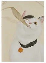 Тетрадь нелинованная "Котик по кличке Миндаль (3)", B5, 32 листа