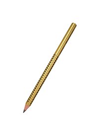 Карандаш Faber-Castell "Jumbo Grip" золотой металлик, трехгранный, утолщенный
