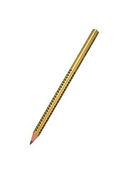 Карандаш цветной «Jumbo Grip», золотой металлик, трёхгранный, утолщённый, Faber-Castell