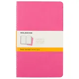 Записная книжка Moleskin Cahier Journal Large, 3 шт, розовый нео, 40 листов, А5