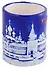 Кружка Кострома цв.синий (фарфор)(300мл) - 2