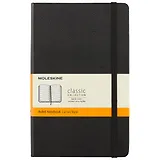 Книга для записей Moleskin Classic Large, твёрдая обложка, чёрная, 120 листов, А5