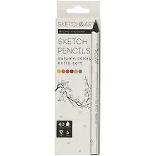 Карандаши цветные "SKETCH&ART" Осенний пейзаж утолщенные, грифель 4мм, к/к, Bruno Visconti