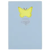 Книга для записей «Butterfly», голубая, 80 листов, А6+