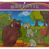 Пазлы магнитные, 22*29,5см, Лесные звери