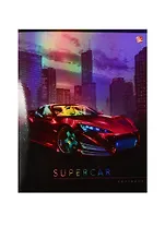 Тетрадь в клетку Unnika, "Суперкар", 48 листов, в ассортименте