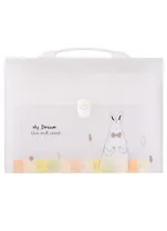 Портфель А4 13отд. "My dream" пластик, ассорти