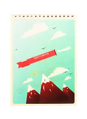 Скетчбук А5 50л "SKETCHBOOK. Muse 8" белый офсет, 120г/м2, обложка Soft Touch, широкая евроспираль