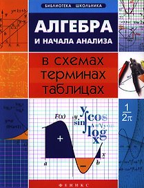 Алгебра и начала анализа в схемах, терминах, таблицах