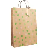 Пакет А3 46*33*10 Рolka dot нейтр., крафт
