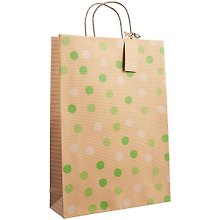 Пакет А3 46*33*10 Рolka dot нейтр., крафт