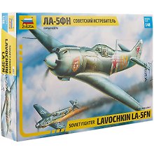 Сборная модель ЗВЕЗДА, Самолет, Ла-5ФН, 1:48