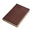 Ежедневник дат. 2026г. А5 176л "Britannia" коричневый, рецикл.кожа, тв.переплет, поролон, торнир.блок, внутр.карман, зол.обрез, ляссе, In Folio - 1